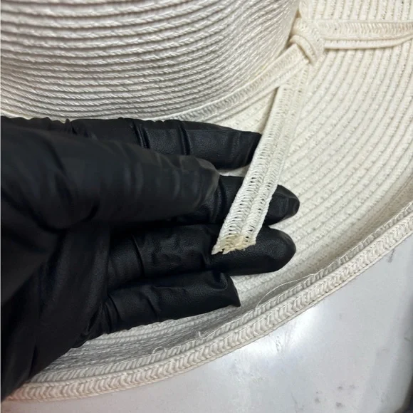 Scala Collezione Classic Cream Wide-Brim Hat Brim Beach Vacation Sun - Picture 10 of 10